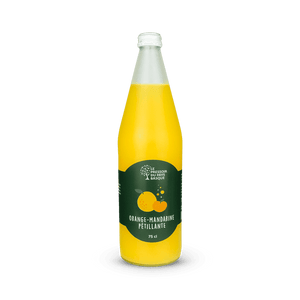 Jus pétillant Orange Mandarine PRESSOIR DU PAYS BASQUE 75cl - Lot de 3 bouteilles - Edari Drinks