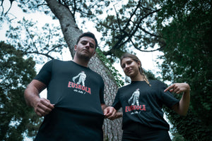 Tee-shirt EUSKOLA x EZ KEXA "Euskola ta kitto!" Noir